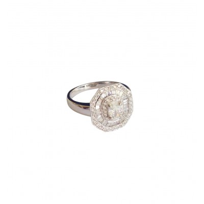 Diamond Ring With Oval Diamond